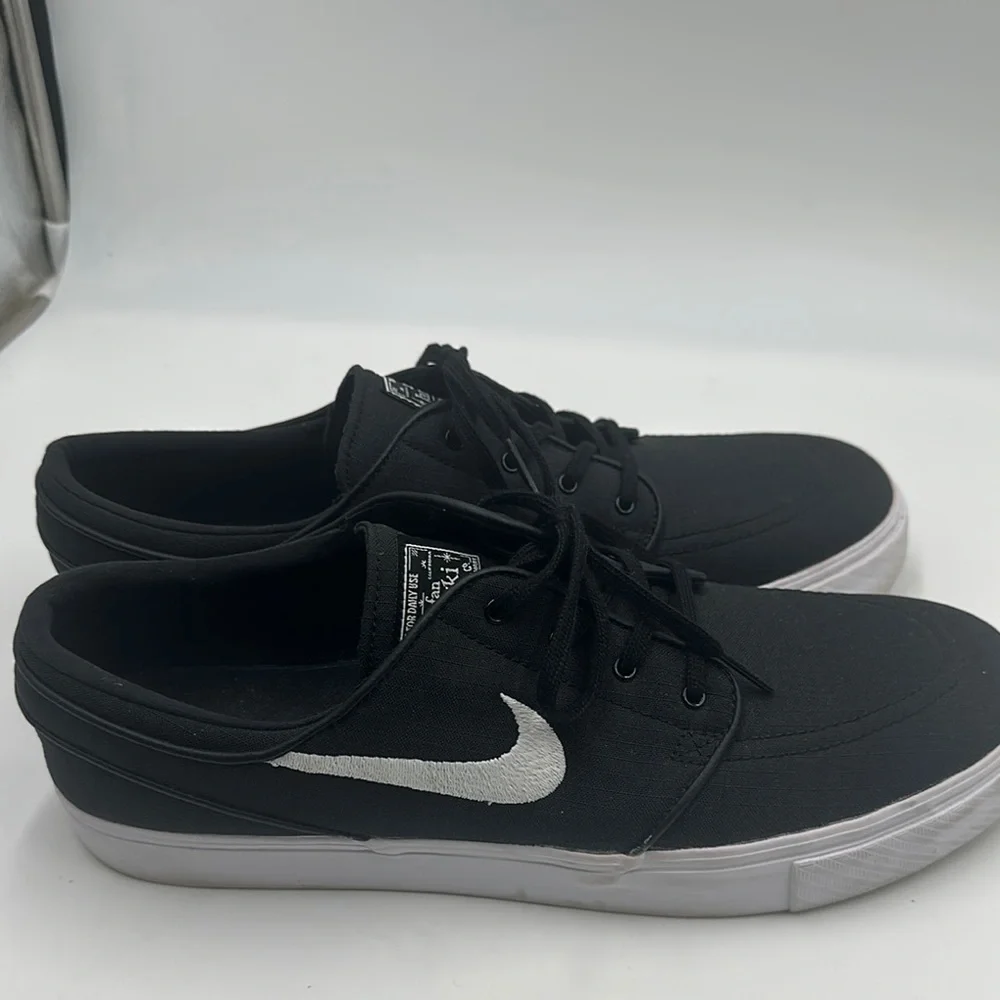 Nike Stefan Janoski Air Max SB Skateboard Black White 615457-016 Sz 12